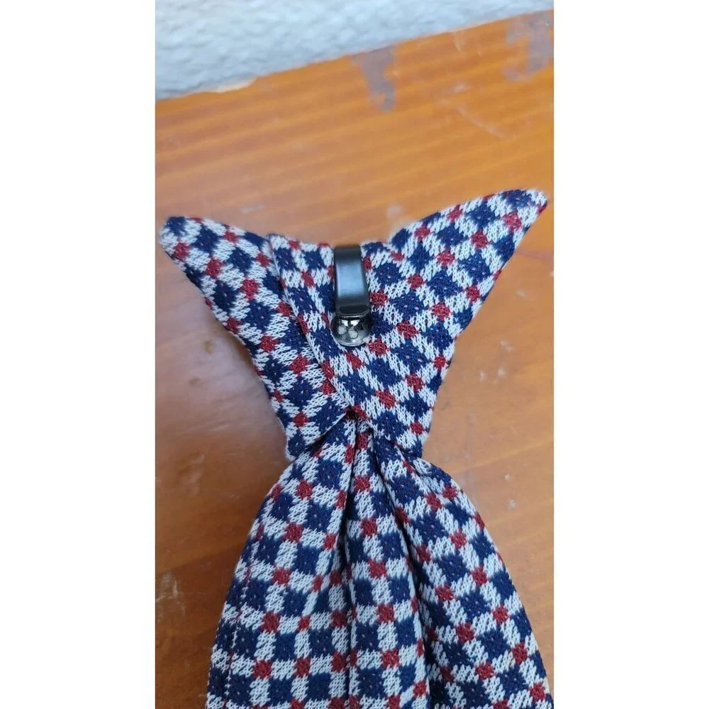 Ties Checkered‎ Pattern Polyester Clip It